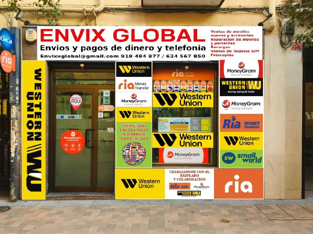 global money transfer concept with connected countries